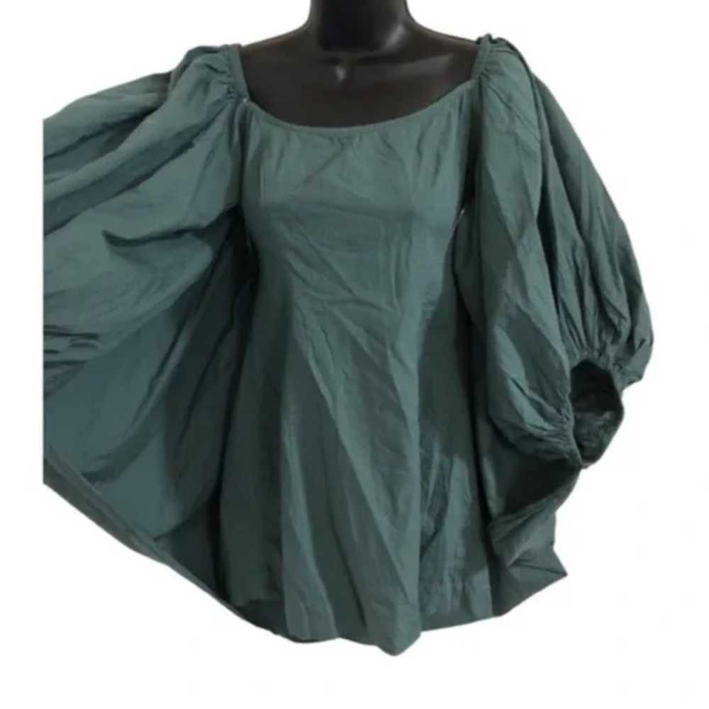 Free-est  Bold in Bali Mini Jaded Green Top Dress